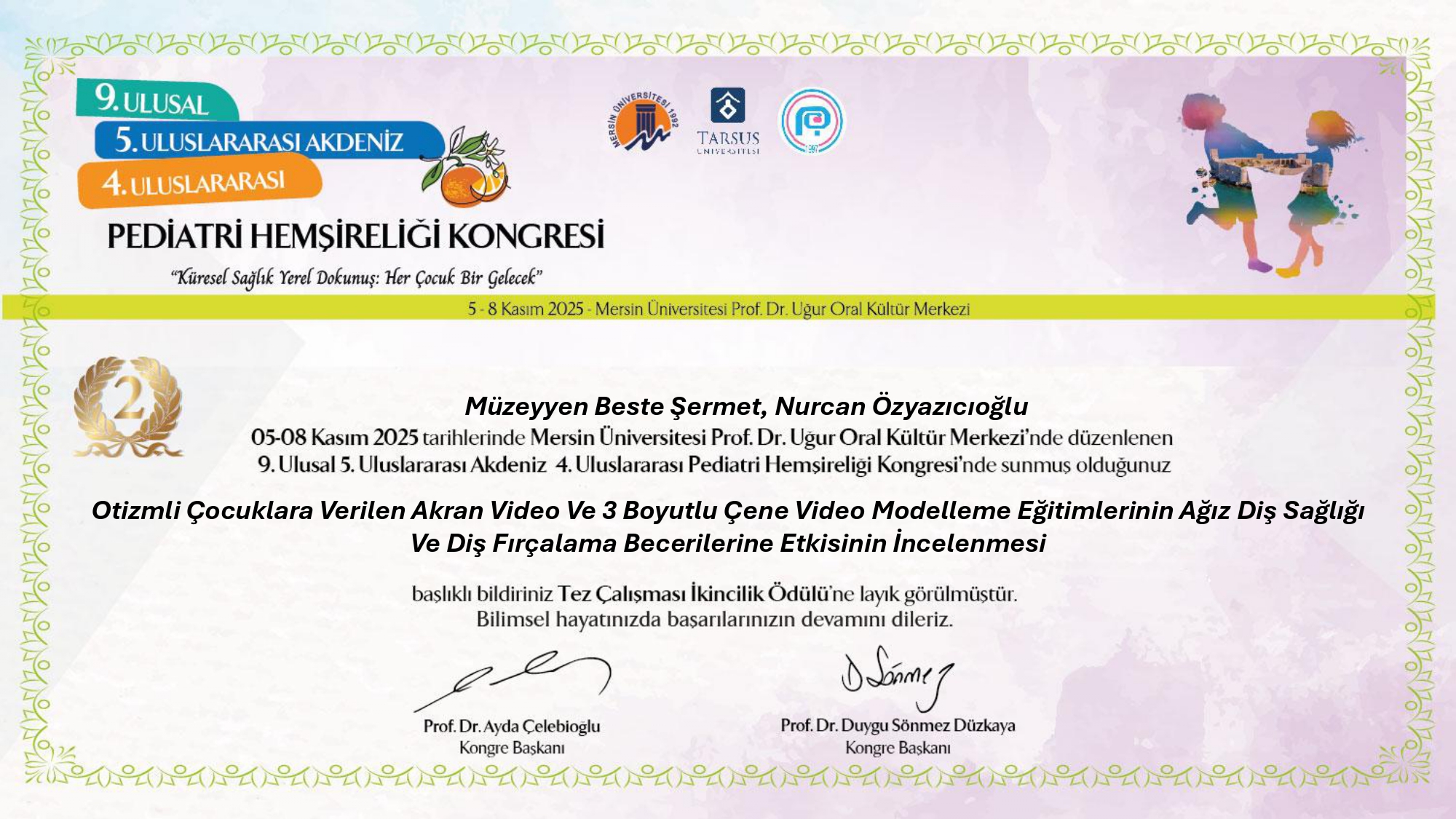  Tez çalışması ikincilik ödülü_page-0001